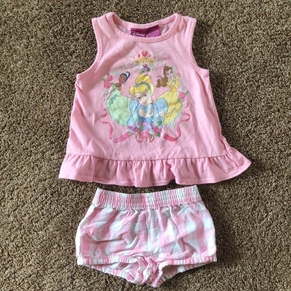 Disney Princess Tank Top And Matching Bloomers - Picture 1 of 10